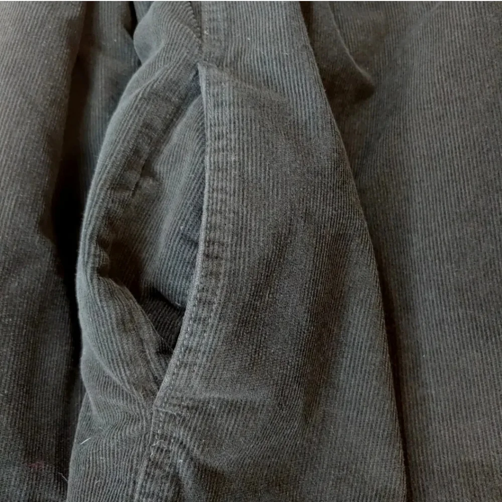 Levi's Sherpa Corduroy Jacket Coat Hipster Preppy Black Hood Button Adult Small - Picture 9 of 13